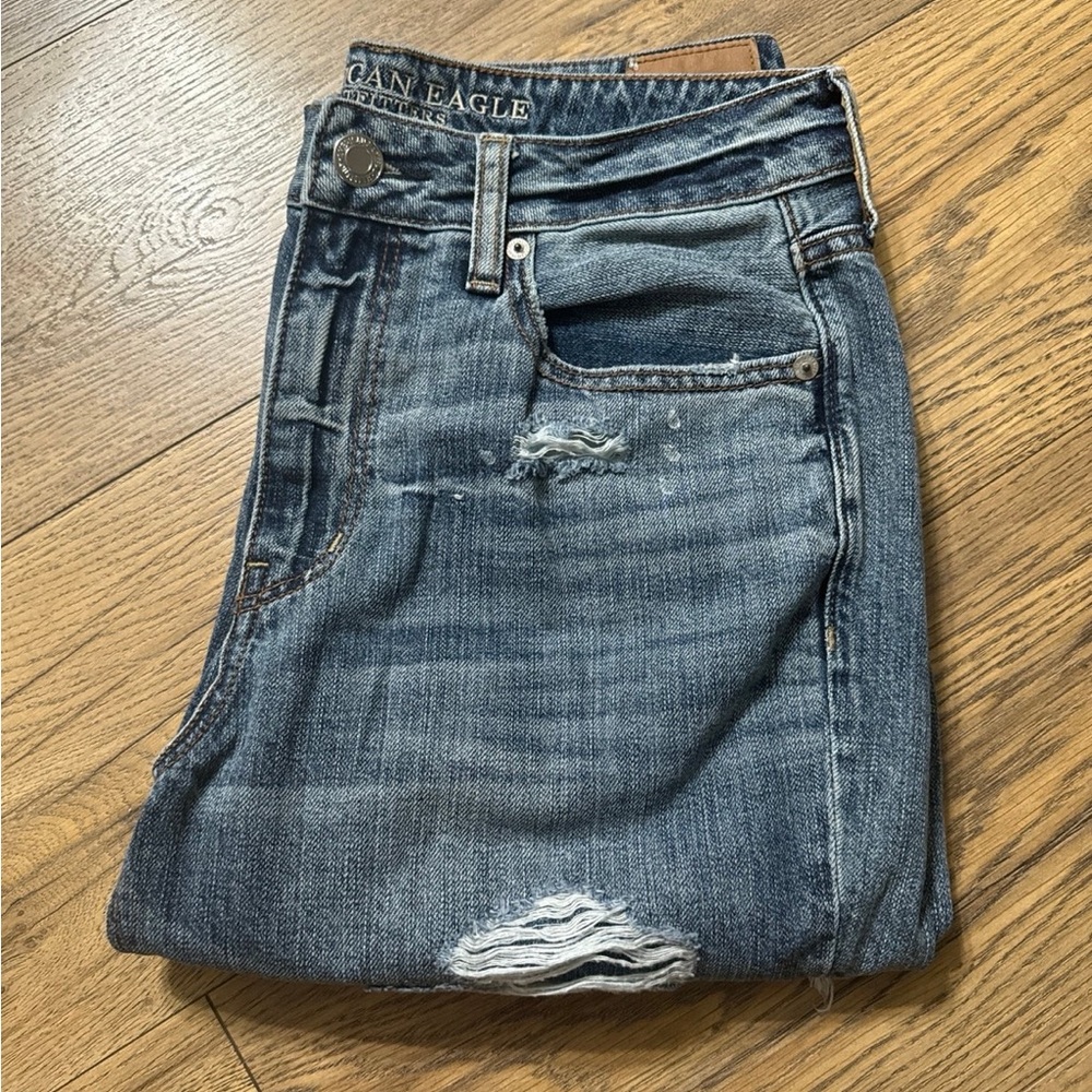American Eagle Hi-Rise Tom Girl Jeans Size 10 Regular